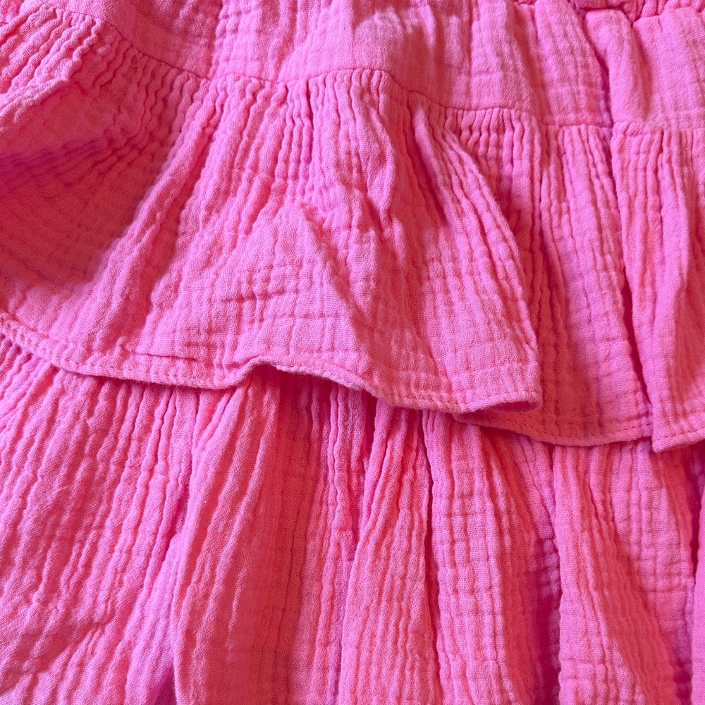 Pink Ruffled Kids Skirt - Picture 4 of 4